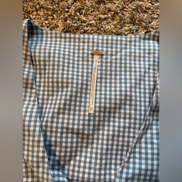 NWT Free People Gingham mini dress - Picture 3 of 4